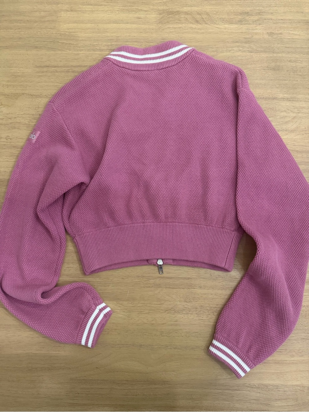 Alo tennis club full zip jacket pink wild rose - Picture 2 of 4